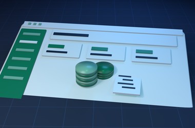 Illustrated cover for Paylalo Cashiering: a dashboard window with a 3D cash motif.
