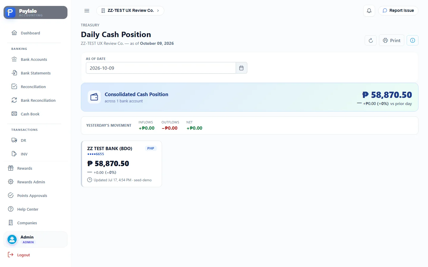 DCPR Summary report
