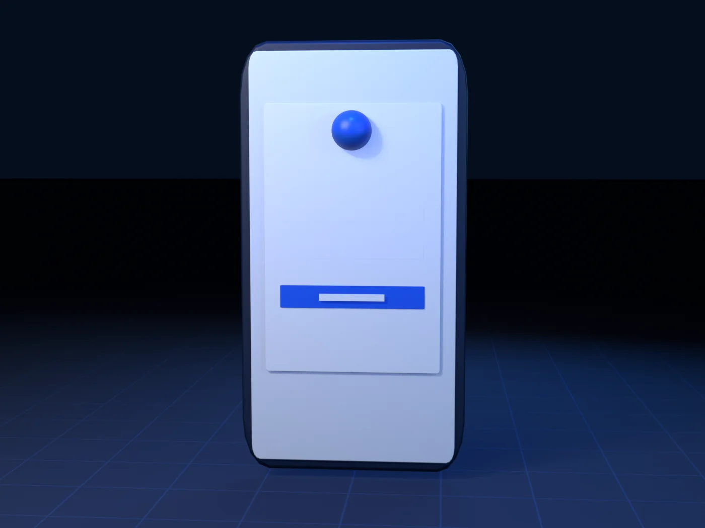 Phone login card: Paylalo logo, "Welcome back", two outlined inputs and a filled "Sign In" button (illustration)
