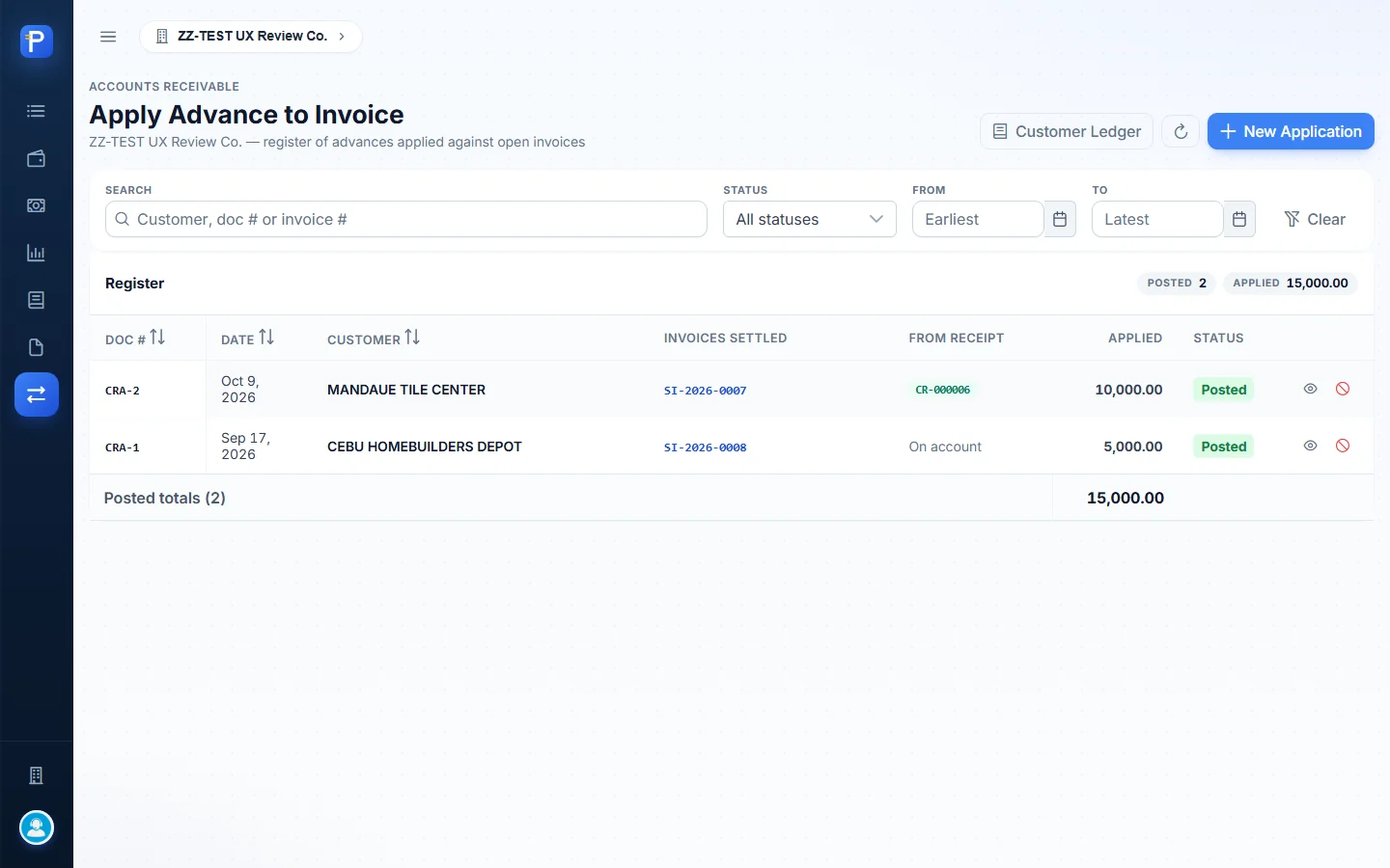 Posted: CRA-2 in the register, linked to SI-2026-0007 and CR-000006